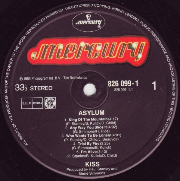 Kiss ~ Asylum (Vinyl) - Djungel & Jazz