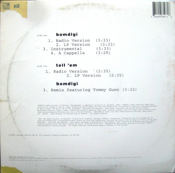 Erick Sermon ~ Bomdigi (Vinyl) - Djungel & Jazz