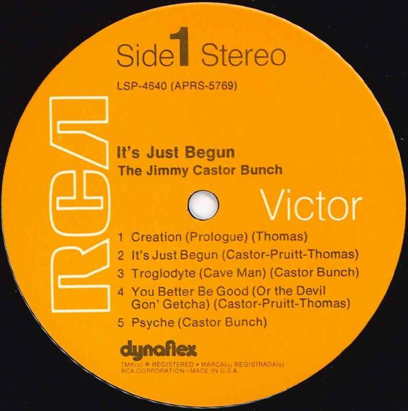 The Jimmy Castor Bunch ~ It's Just Begun (Vinyl) - Djungel & Jazz