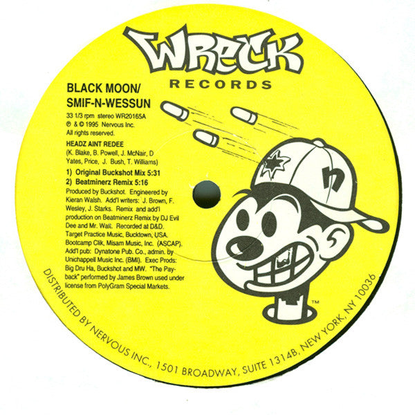 Black Moon / Smif-N-Wessun ~ Headz Ain't Redee! (Vinyl) - Djungel & Jazz