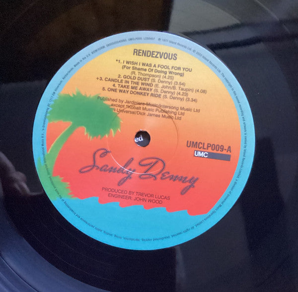 Sandy Denny ~ Rendezvous (Vinyl) - Djungel & Jazz