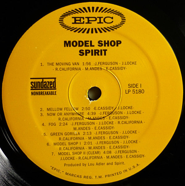 Spirit (8) : Model Shop (LP, Album, Mono)