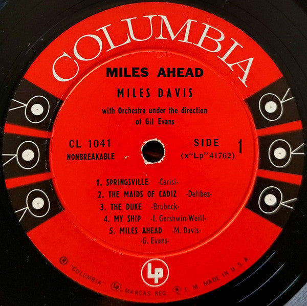 Miles Davis + 19 - Orchestra Under The Direction Of Gil Evans ~ Miles Ahead (Vinyl) - Djungel & Jazz