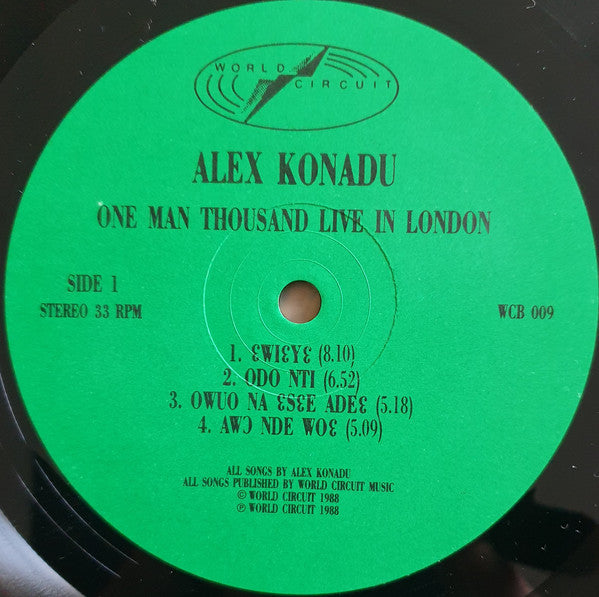 Alex Konadu ~ One Man Thousand Live In London (Vinyl) - Djungel & Jazz