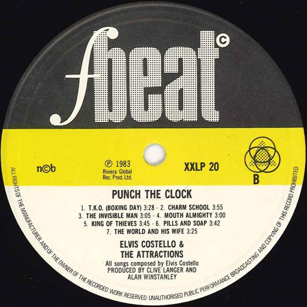 Elvis Costello And The Attractions ~ Punch The Clock (Vinyl) - Djungel & Jazz