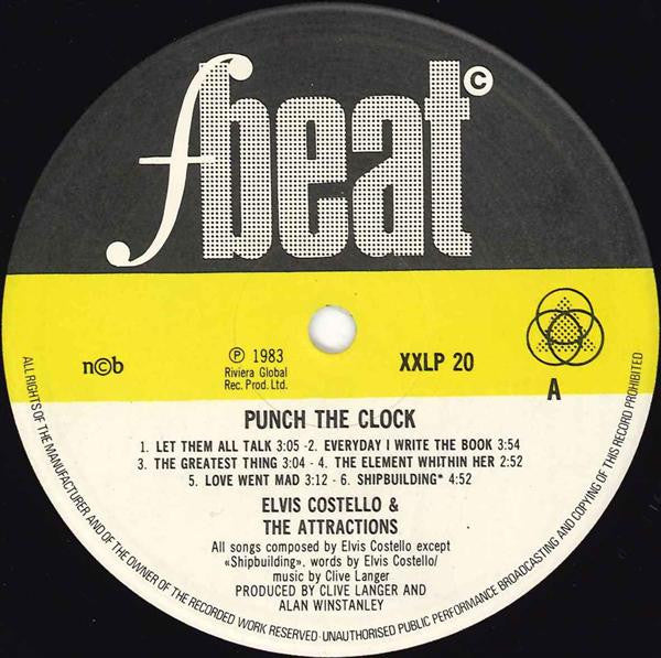 Elvis Costello And The Attractions ~ Punch The Clock (Vinyl) - Djungel & Jazz