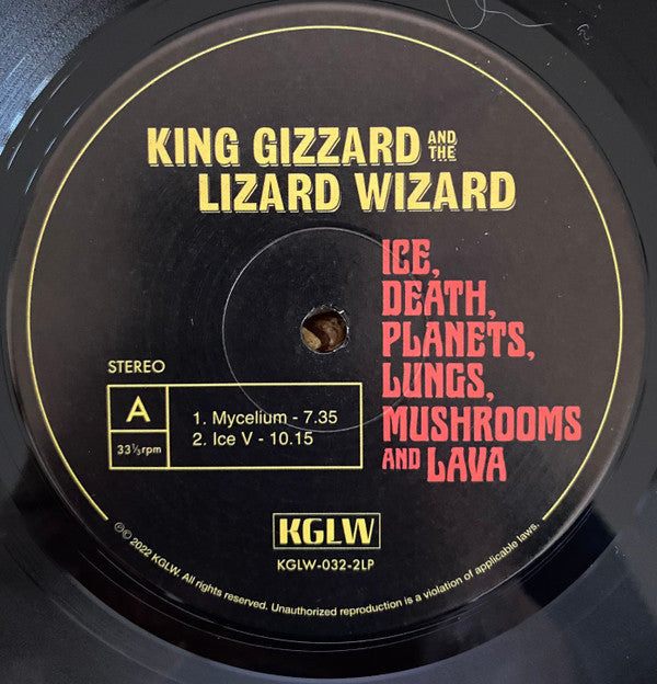 King Gizzard And The Lizard Wizard : Ice, Death, Planets, Lungs, Mushrooms And Lava (2xLP, Album, Rec)