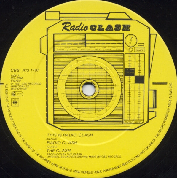 The Clash : This Is Radio Clash (12", Single)