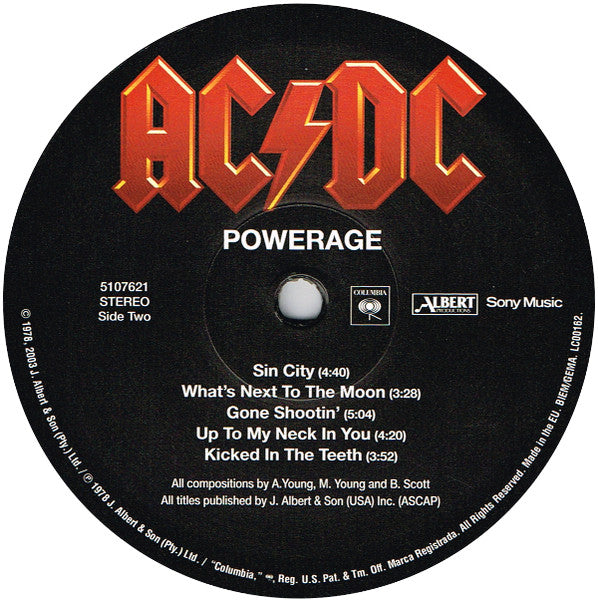 AC/DC ~ Powerage (Vinyl) - Djungel & Jazz