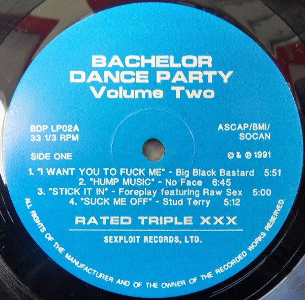 Various ~ Bachelor Dance Party Volume Two (Vinyl) - Djungel & Jazz