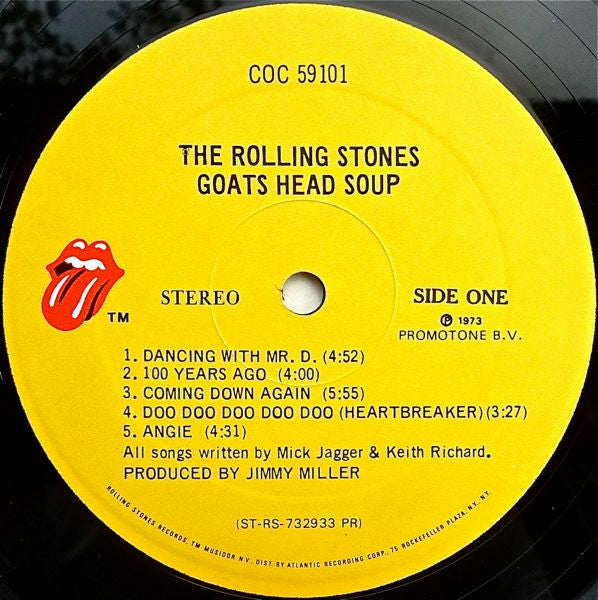 The Rolling Stones ~ Goats Head Soup (Vinyl) - Djungel & Jazz