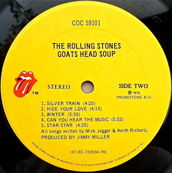 The Rolling Stones ~ Goats Head Soup (Vinyl) - Djungel & Jazz