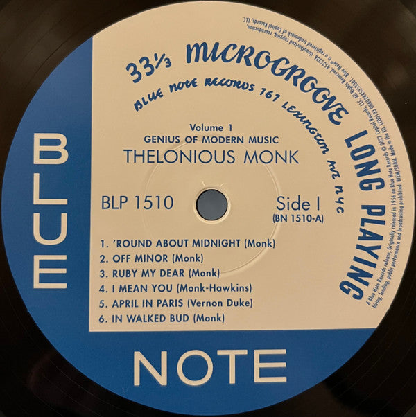 【オリジナル】フラットエッジ★手書きRVG★Thelonious Monk - Quintets LP - Prestige - PRLP 7053 DG RVG 446 W 50th オリジナルフラットエッジ☆手書きRVG☆Thelonious Monk - Quintets
