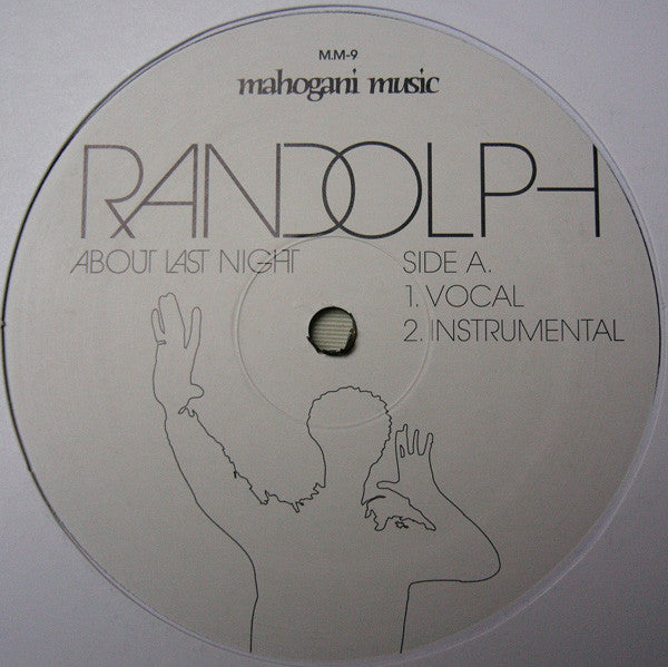 Paul Randolph : About Last Night (12")
