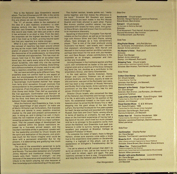 National Jazz Ensemble, Chuck Israels ~ National Jazz Ensemble Vol. 2 (Vinyl) - Djungel & Jazz