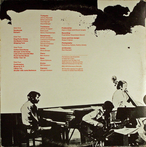 National Jazz Ensemble, Chuck Israels ~ National Jazz Ensemble Vol. 2 (Vinyl) - Djungel & Jazz