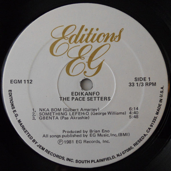 Edikanfo ~ The Pace Setters (Vinyl) - Djungel & Jazz