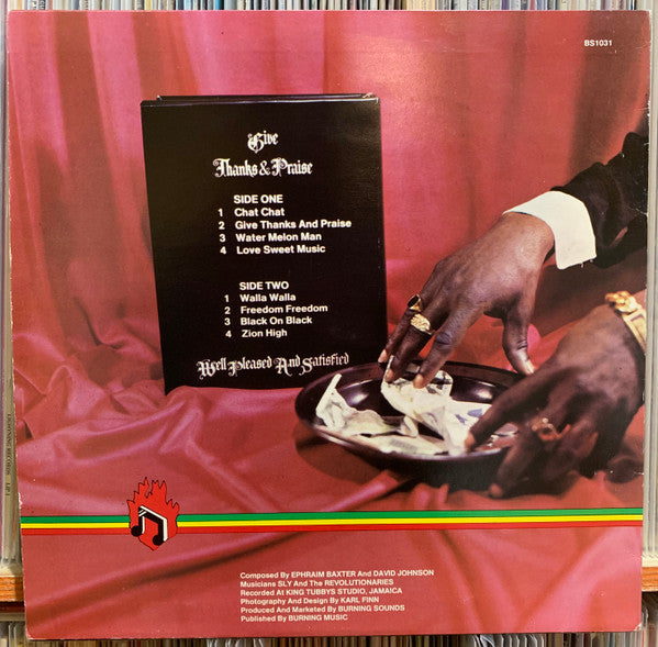 Well Pleased And Satisfied : Give Thanks & Praise (LP, Album, Red)