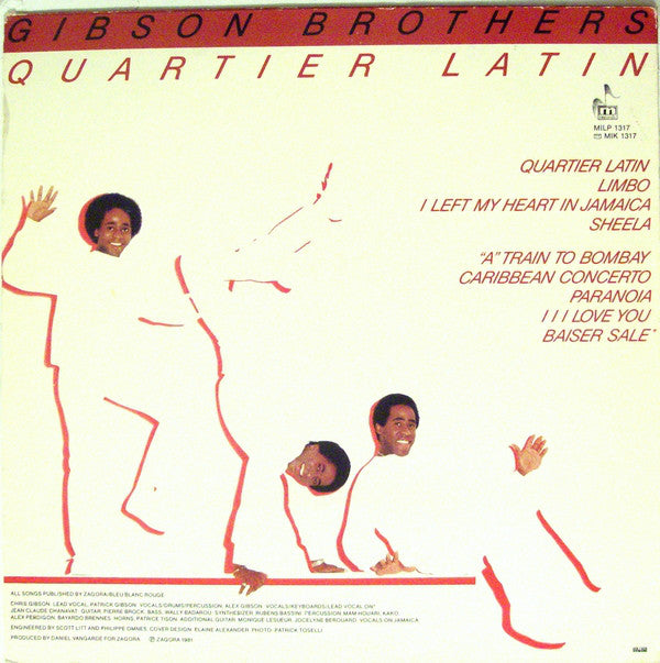 Gibson Brothers ~ Quartier Latin (Vinyl) - Djungel & Jazz