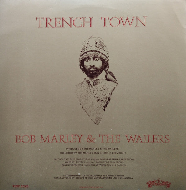 Bob Marley & The Wailers : Trench Town (12")