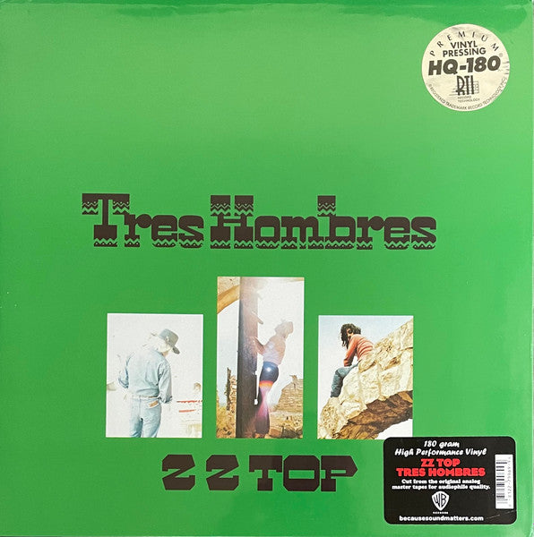 ZZ Top : Tres Hombres (LP, Album, RE, RM, 180)