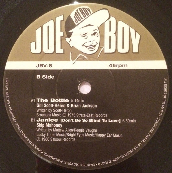Gil Scott-Heron & Brian Jackson / Skip Mahoney ~ The Bottle / Janice (Vinyl) - Djungel & Jazz