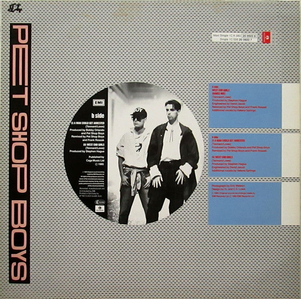 Pet Shop Boys : West End Girls (12", Maxi)