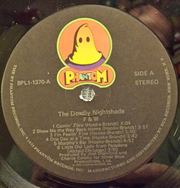 The Deadly Nightshade  ~ F & W (Vinyl) - Djungel & Jazz