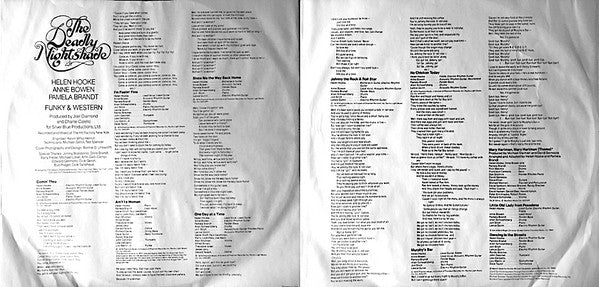 The Deadly Nightshade  ~ F & W (Vinyl) - Djungel & Jazz