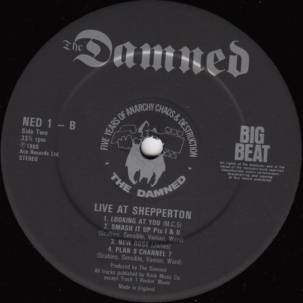 The Damned ~ Live Shepperton 1980 (Vinyl) - Djungel & Jazz
