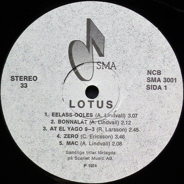 Lotus (18) : Lotus (LP, Album)