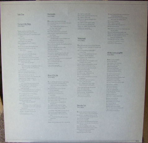 Art Garfunkel : Watermark (LP, Album)