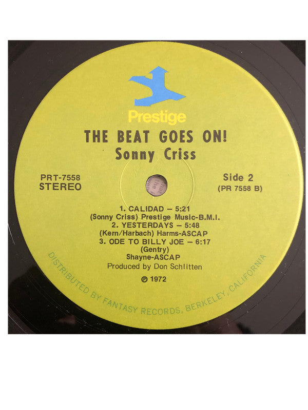 Sonny Criss ~ The Beat Goes On! (Vinyl) - Djungel & Jazz