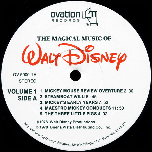 Various ~ The Magical Music Of Walt Disney (Vinyl) - Djungel & Jazz