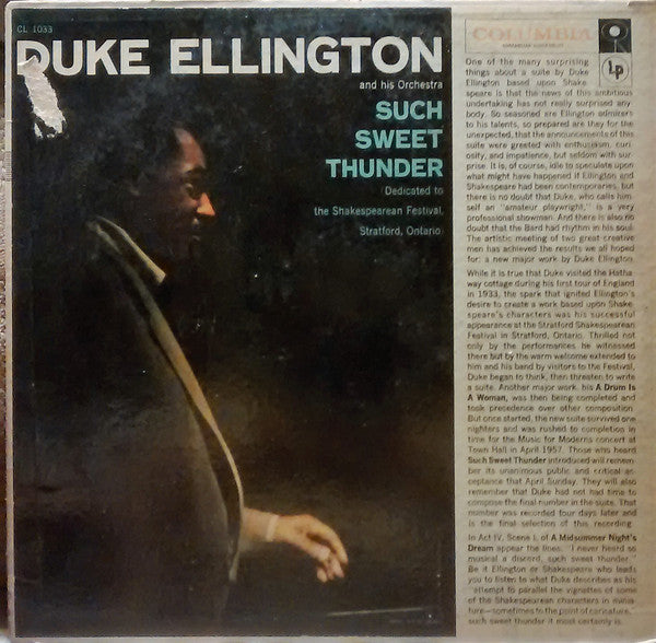 Duke Ellington And His Orchestra ~ Such Sweet Thunder (Vinyl) - Djungel & Jazz