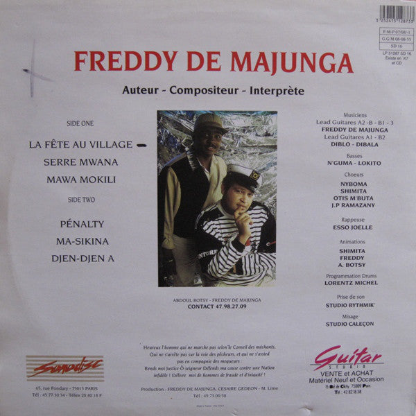 Freddy De Majunga ~ La Fête Au Village (Vinyl) - Djungel & Jazz