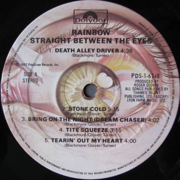 Rainbow ~ Straight Between The Eyes (Vinyl) - Djungel & Jazz