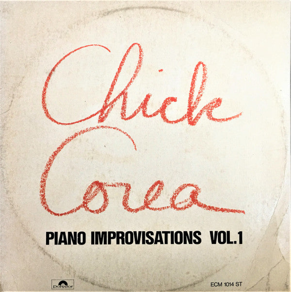 Chick Corea ~ Piano Improvisations Vol. 1 (Vinyl) - Djungel & Jazz