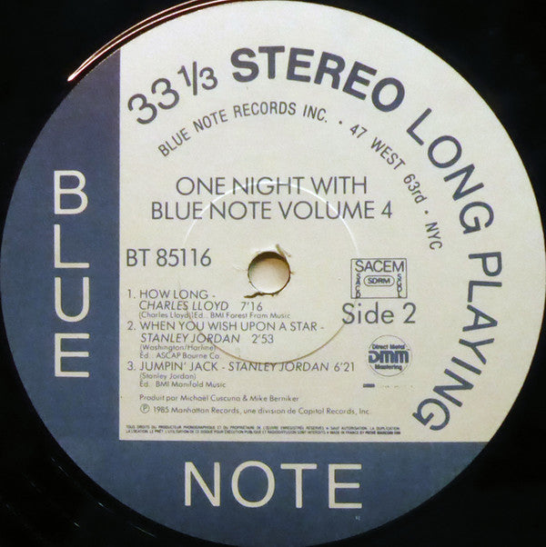 Various ~ One Night With Blue Note Volume 4 (Vinyl) - Djungel & Jazz