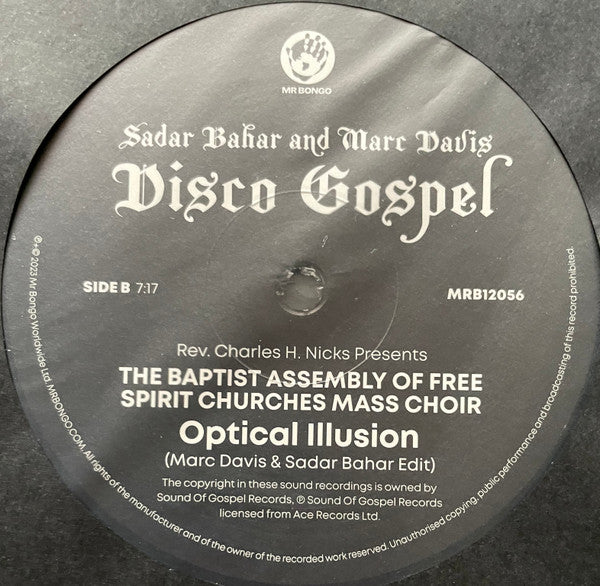 Sadar Bahar And Marc Davis ~ Disco Gospel (Vinyl) - Djungel & Jazz