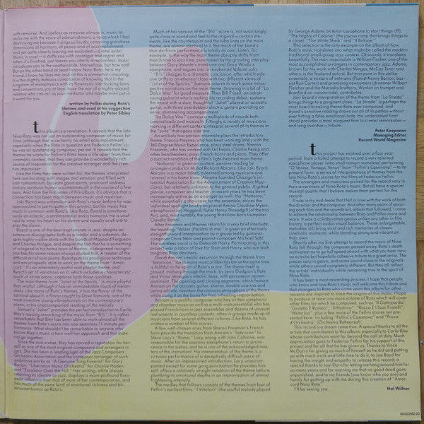 Various ~ Amarcord Nino Rota (Vinyl) - Djungel & Jazz