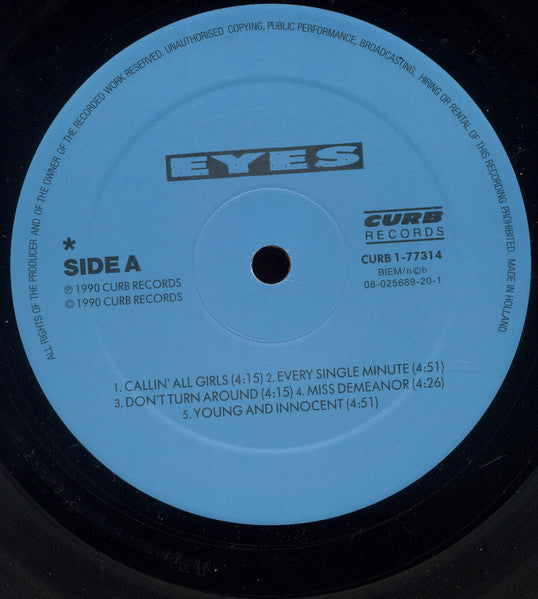 Eyes  ~ Eyes (Vinyl) - Djungel & Jazz