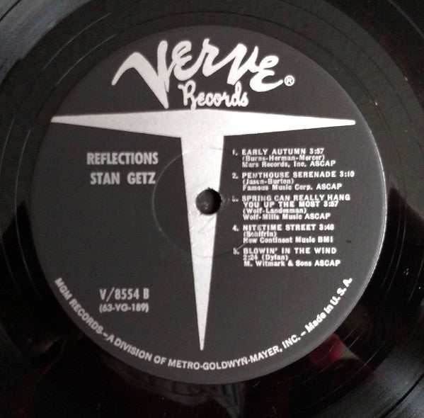 Stan Getz ~ Reflections (Vinyl) - Djungel & Jazz