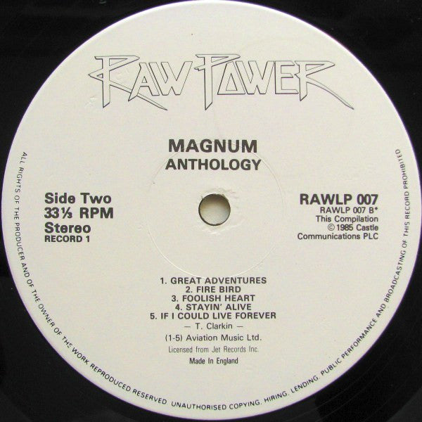Magnum  ~ Anthology (Vinyl) - Djungel & Jazz