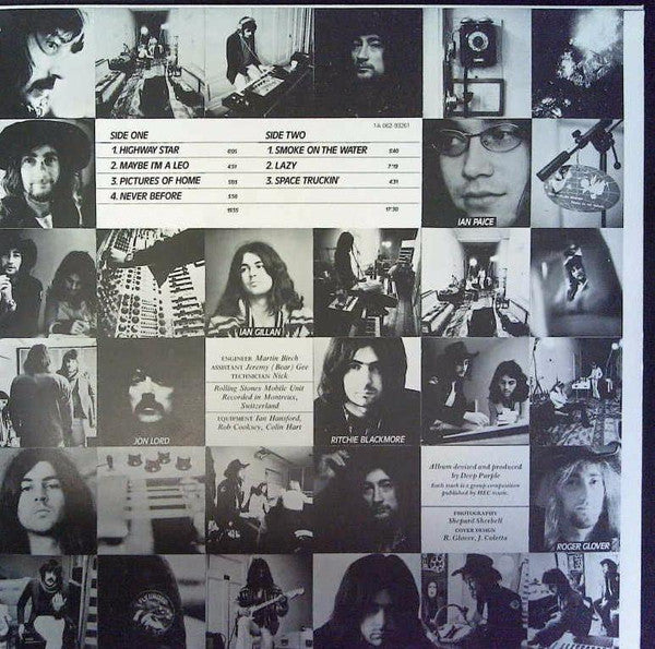 Deep Purple : Machine Head (LP, Album, RE, Gat)