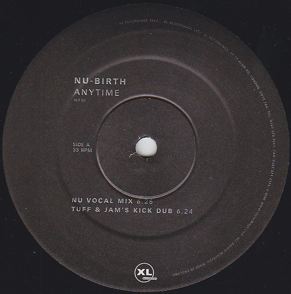 Nu-Birth ~ Anytime (Vinyl) - Djungel & Jazz