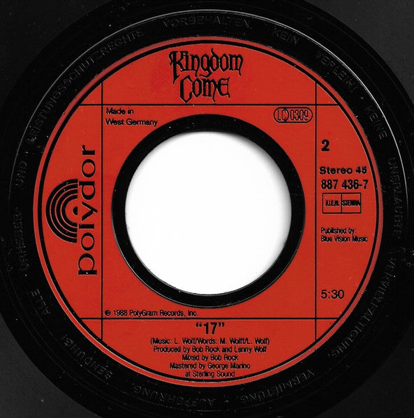 Kingdom Come (2) : Get It On (7", Single)