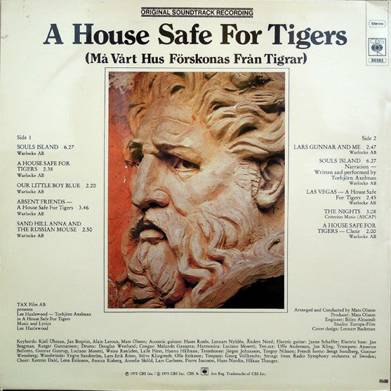 Lee Hazlewood ~ A House Safe For Tigers (Vinyl) - Djungel & Jazz