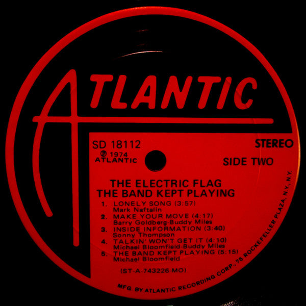 The Electric Flag ~ The Band Kept Playing (Vinyl) - Djungel & Jazz