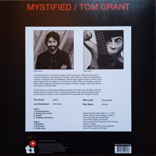 Tom Grant ~ Mystified (Vinyl) - Djungel & Jazz